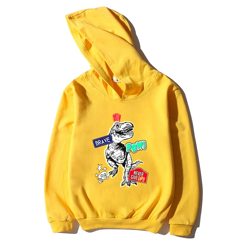 T-rex Kids Long Sleeve Pullover Fashion Thin Cotton Sweatshirt Boy Dinosaur new Hoodie Baby Boy Coat Jacket Tyrannosaurus Hoodie
