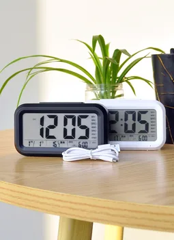 

Bedside Night Light Multi-functional Intelligent Electronic Alarm Clock Digital Wake Up Watch Modern Table Alarm Clocks II50NZ