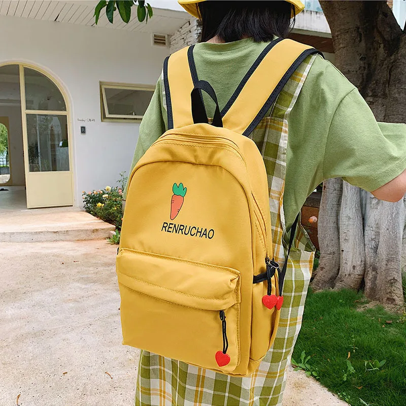 

Harajuku Wind Backpack Bag 2019 New Style College Style Super Fire Backpack Popular Brand WOMEN'S Bag INS Versatile School Bag W