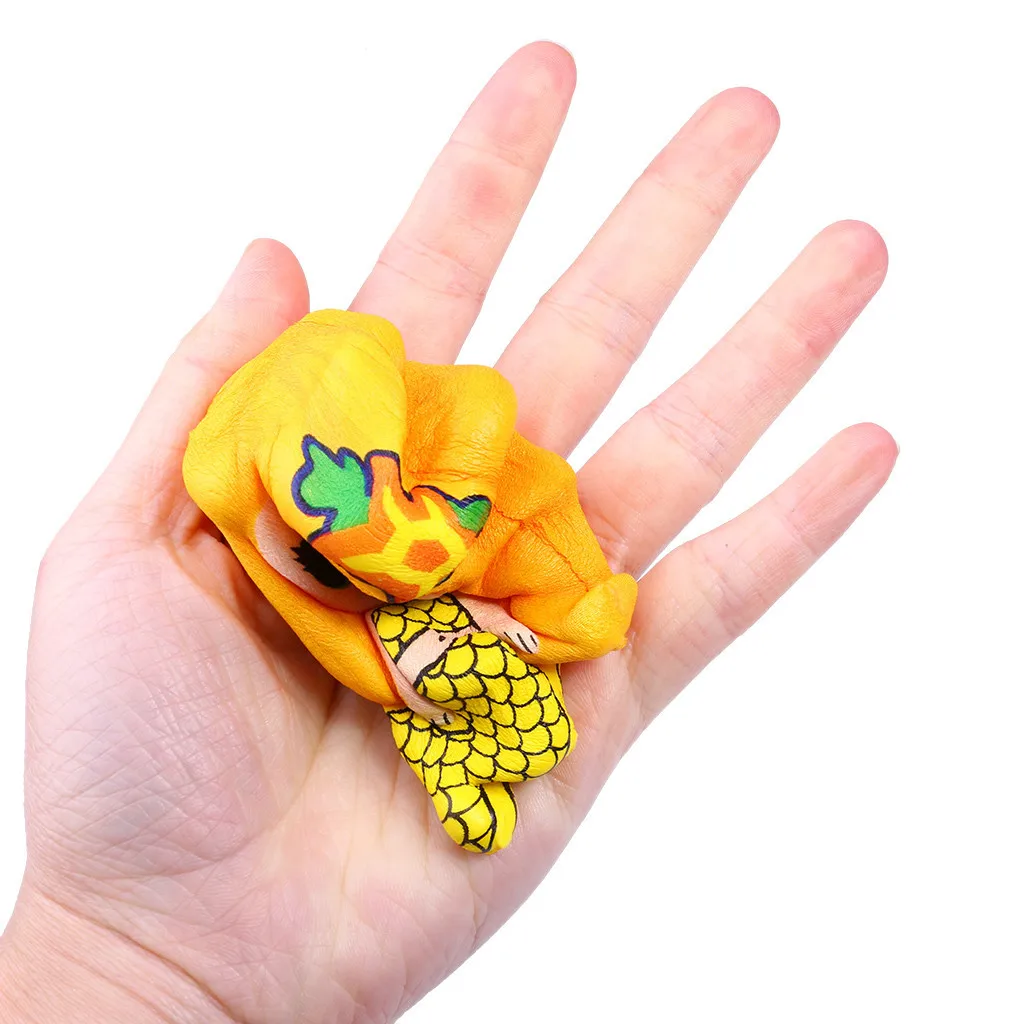 Adorable Mermaid Slow Rising Squeeze Stress Reliever Toys for Children Birthday Gift Toy Party Decor Supplies kids toys #A