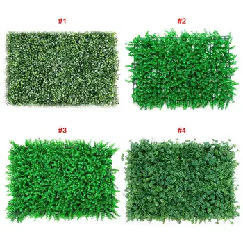 

Lawn Wall Plastic Green Artificial Lawn Plant Wall Elegant Party Supplies Festival DIY Craft