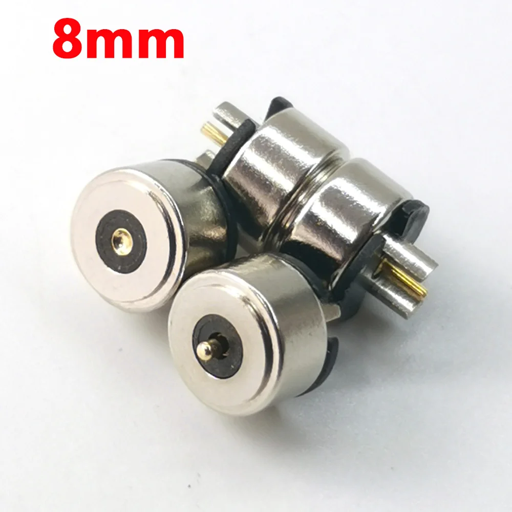 1 Paio Magnetico Dc Smart Water Cup Magnete Di Ricarica Connettore 2Pin 5A Ad Alta Corrente Forte Magnetico Led Presa Di Corrente 8Mm