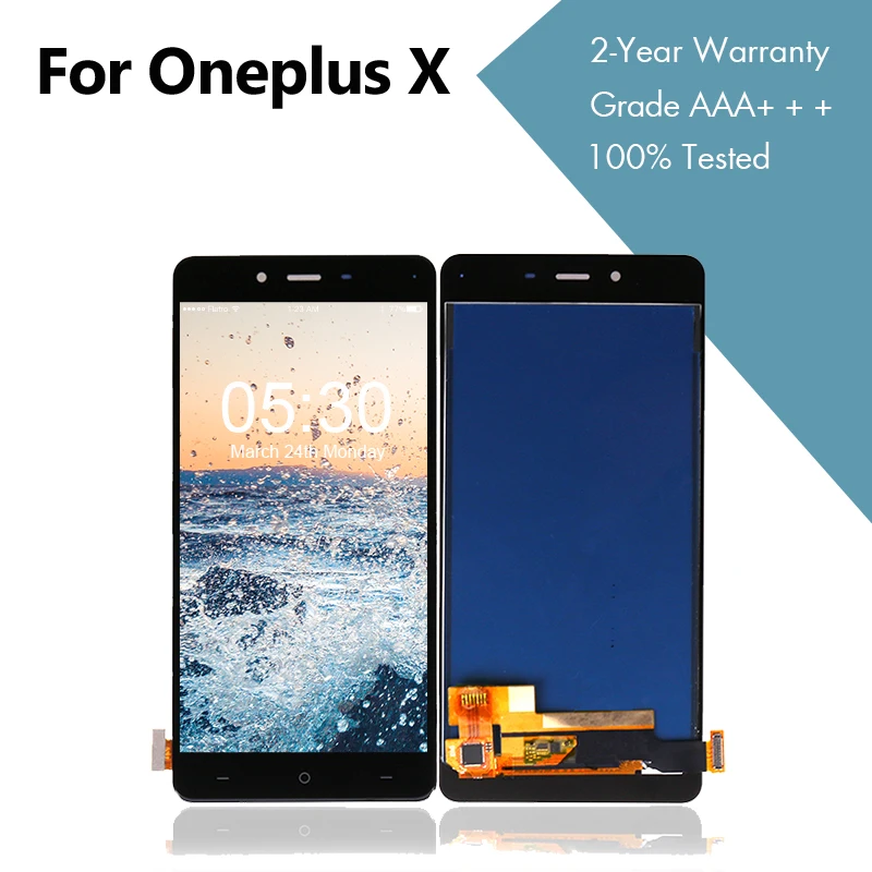 10 шт./лот для Oneplus X ЖК-дисплей сенсорный дигитайзер сборка панель Дисплей экран lcd
