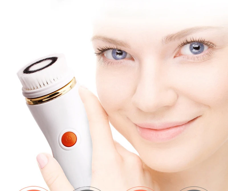 Rechargable Electric Face Cleansing Brush Facial Exfoliation Pore Cleaner Facial Washing Cleaning Brush Skin Care Wash Machine 7