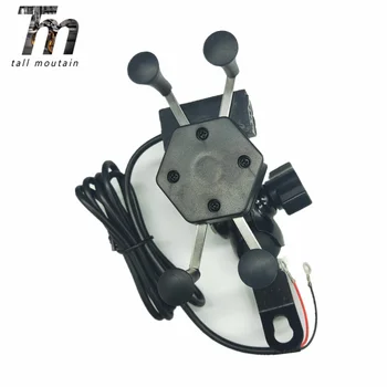 

Universal 360 Degree Adjustable Cell Phone Holder Motorcycle Bike Bicycle Mirror Usb Charging Bracket Bicycle Moto Handle Grip