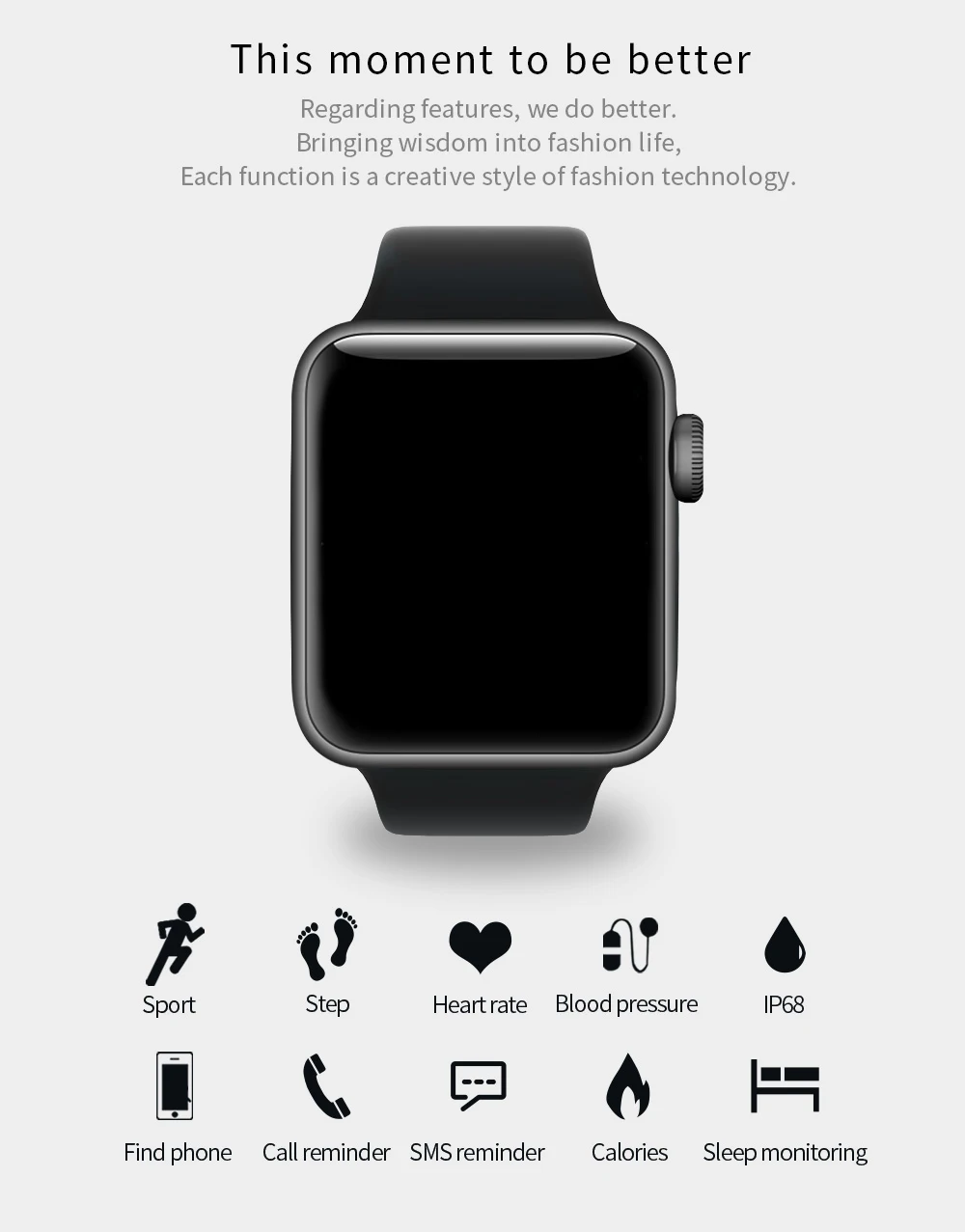 Greentiger Bluetooth CK78 умные часы для мужчин серии 5 монитор сердечного ритма IP68 Водонепроницаемый Будильник Напоминание smartwatch VS iwo 8 F8 Q8