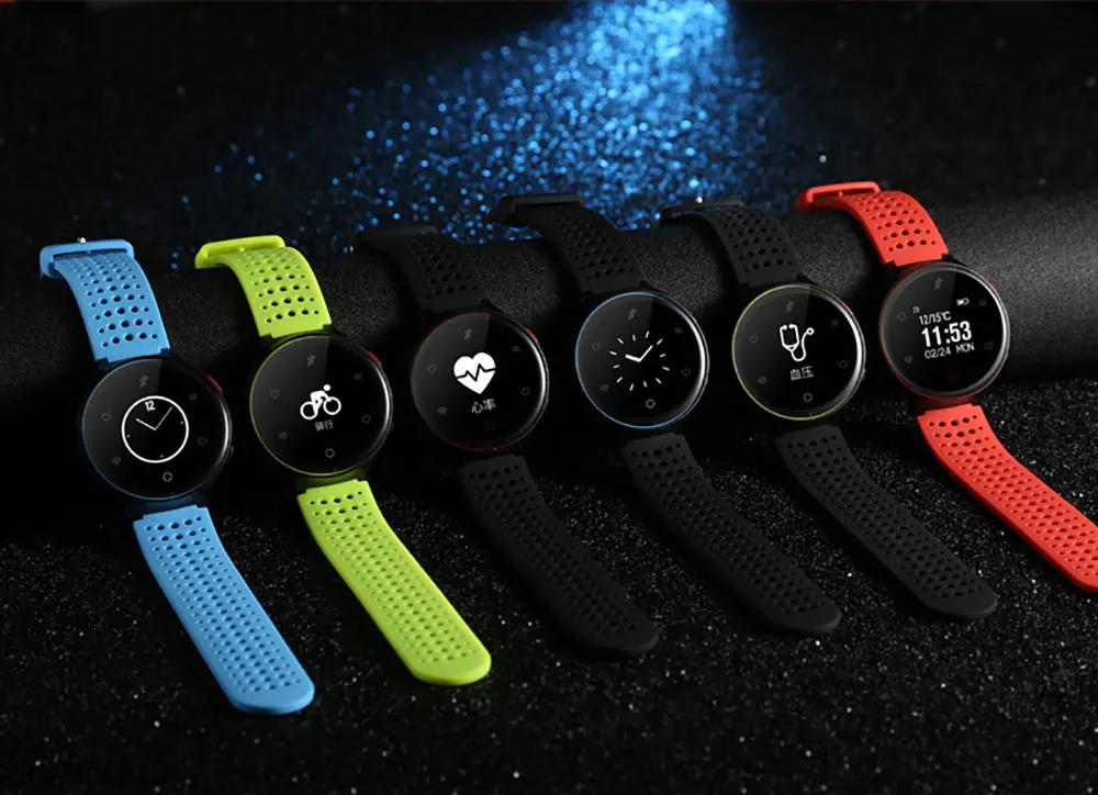 RONTREE Горячая Смарт часы Smartwatch модные спортивные фитнес-трекер для измерения сердечного ритма на наручные часы для Android IOS Телефон