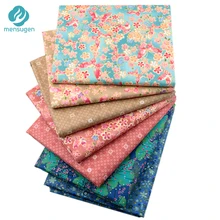 7 шт./лот, 40 см* 50 см, цветная хлопковая ткань с принтом для лоскутного шитья, кукольная ткань, скрапбукинг, рукоделие ручной работы, материал