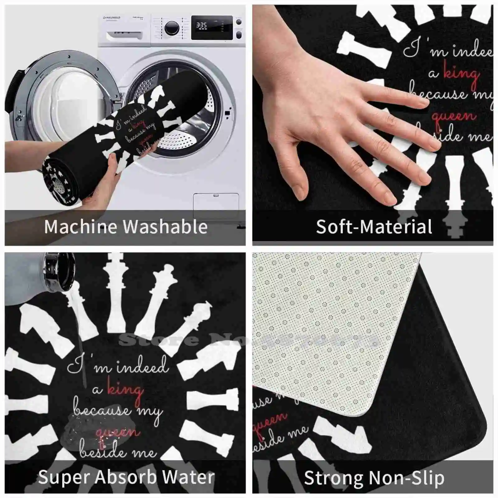 Citation De Couple D Echecs Roi Et Reine Tapis De Maison 3 Tailles Tapis De Chambre Citation D Echecs Couple Mari Femme Amoureux Aliexpress