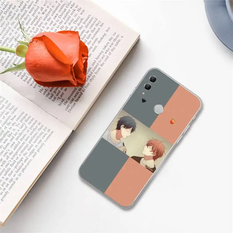 Anime Nhật Bản Cho đen Mềm Mại Ốp Lưng Điện thoại Huawei Honor xem 7a5.45inch 7c5.7inch 8x 8A 8C 9 9x10 20 10i 20i Lite Pro