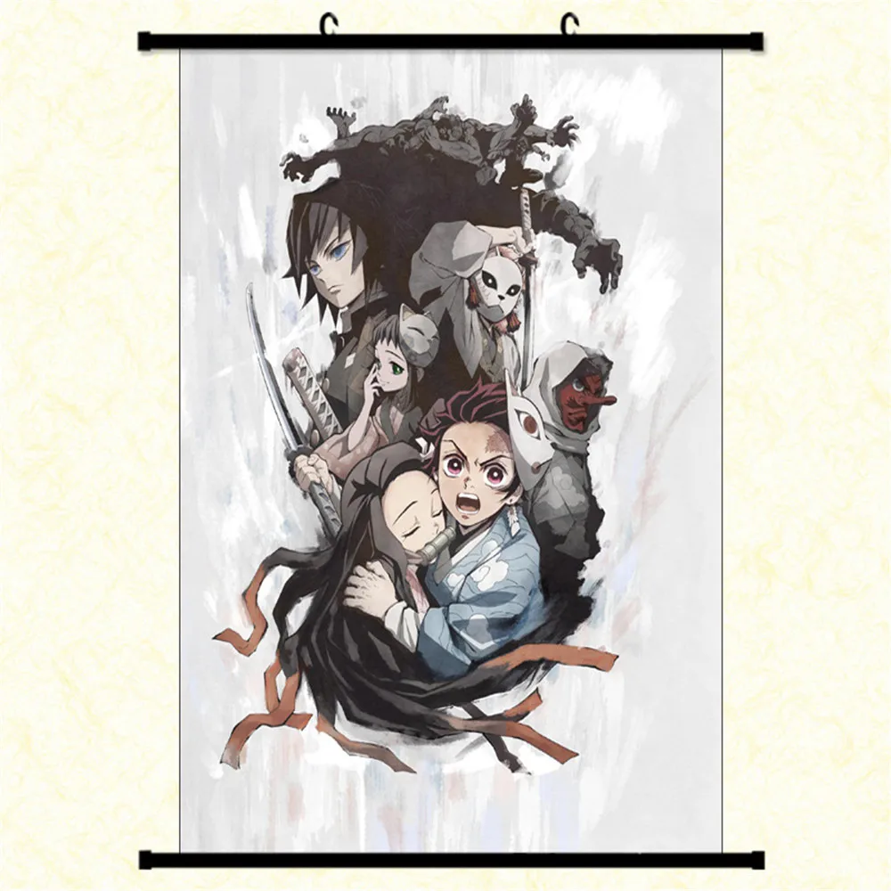 Demon Slayer фигурка аниме Kimetsu no Yaiba Kamado Tanjirou Kamado Nezuko постер фигурка для мальчиков и девочек домашний декор Figma подарок