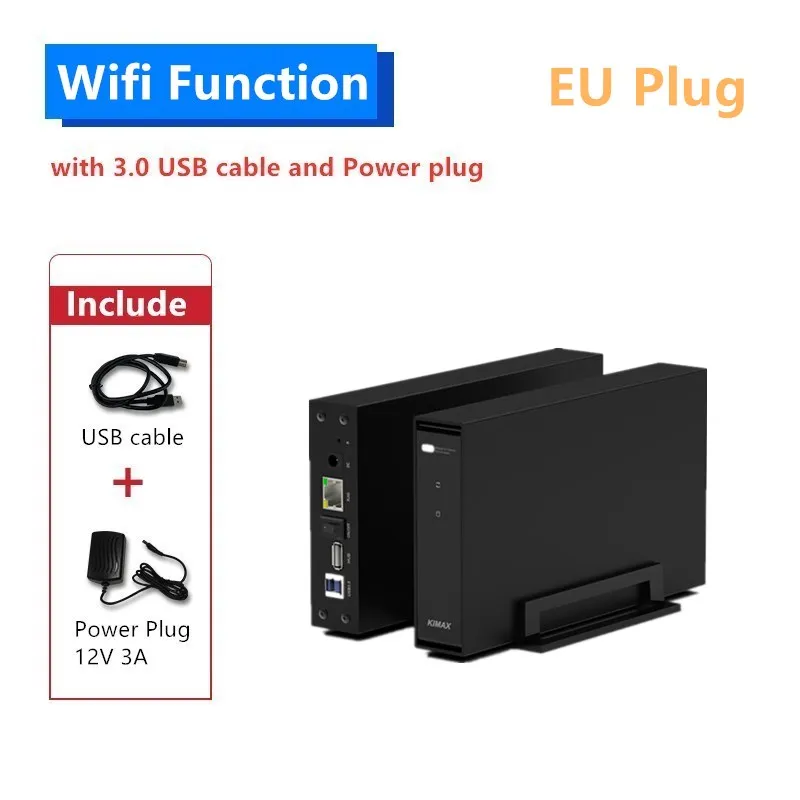 Корпус для жесткого диска 3 5 дюйма sata RJ45 USB 0|Корпус диска| |