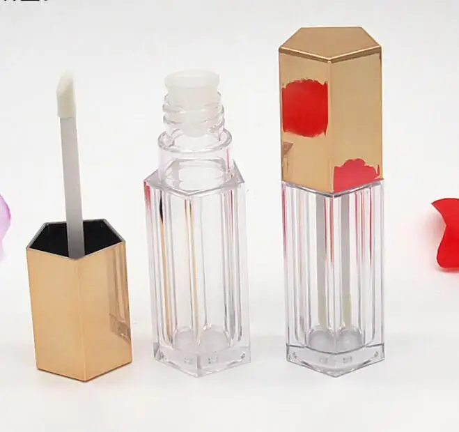 gold 10ml DIY Lip Gloss Cream Container Empty Makeup Lipbalm Lipstick Lipliner Tubes Travel Beauty Tools 10/30/50pcs - Цвет: gold