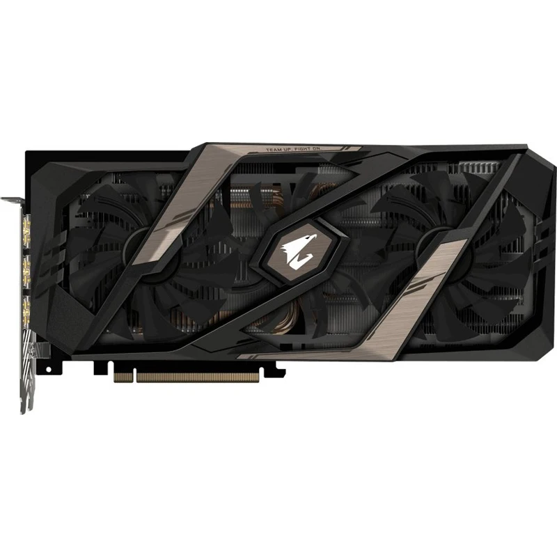 Видеокарта Gigabyte PCI-E GV-N2070AORUS X-8GC NV RTX2070 8192Mb 256b GDDR6 1620/14142/HDMIx3/DPx3/Ty