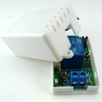 

433M DC 12V 1Channel RF Wireless Controller Relay Switch Delay Toggle Latch Functions for EV1527 PT2262 ASK/OOK