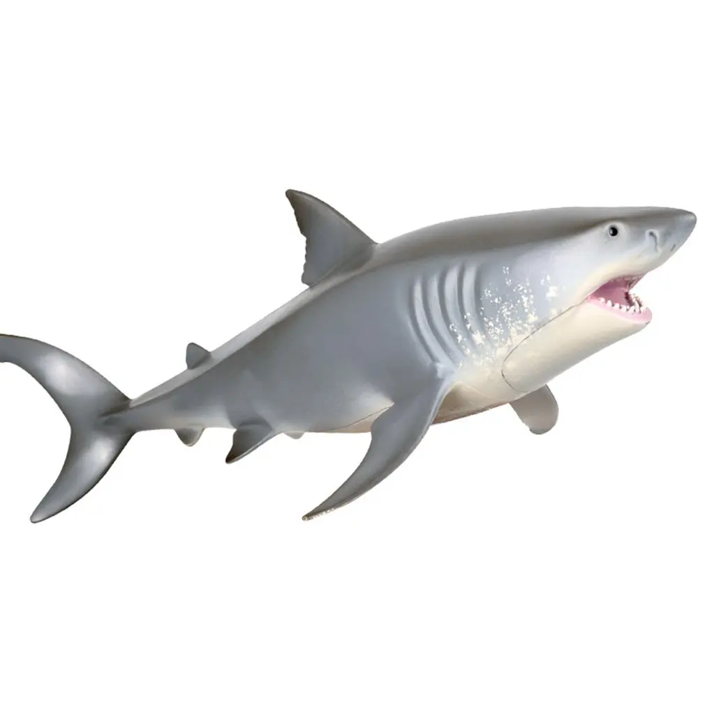 Имитация океана игрушка орнамент морское животное великая белая акула подводный