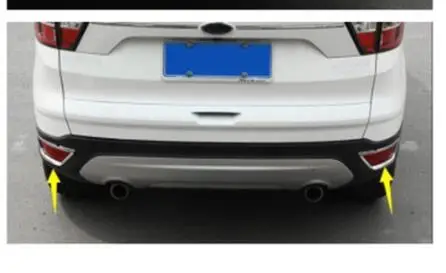 Applicable to 17 forFord Kuga Escape fog lamp hood front and rear fog lamp hood decorative frame auto lamp hood decorative