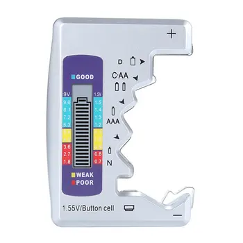 

Battery Tester Battery Fuel Detector Dry Battery Digital Voltage Measurer Dry Battery Capacity Detector