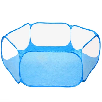 

Breathable Pet Playpen Indoor Outdoor Game Folding Fence for Small Animals Cage Tent for Hamsters Rabbits Chihuahuas