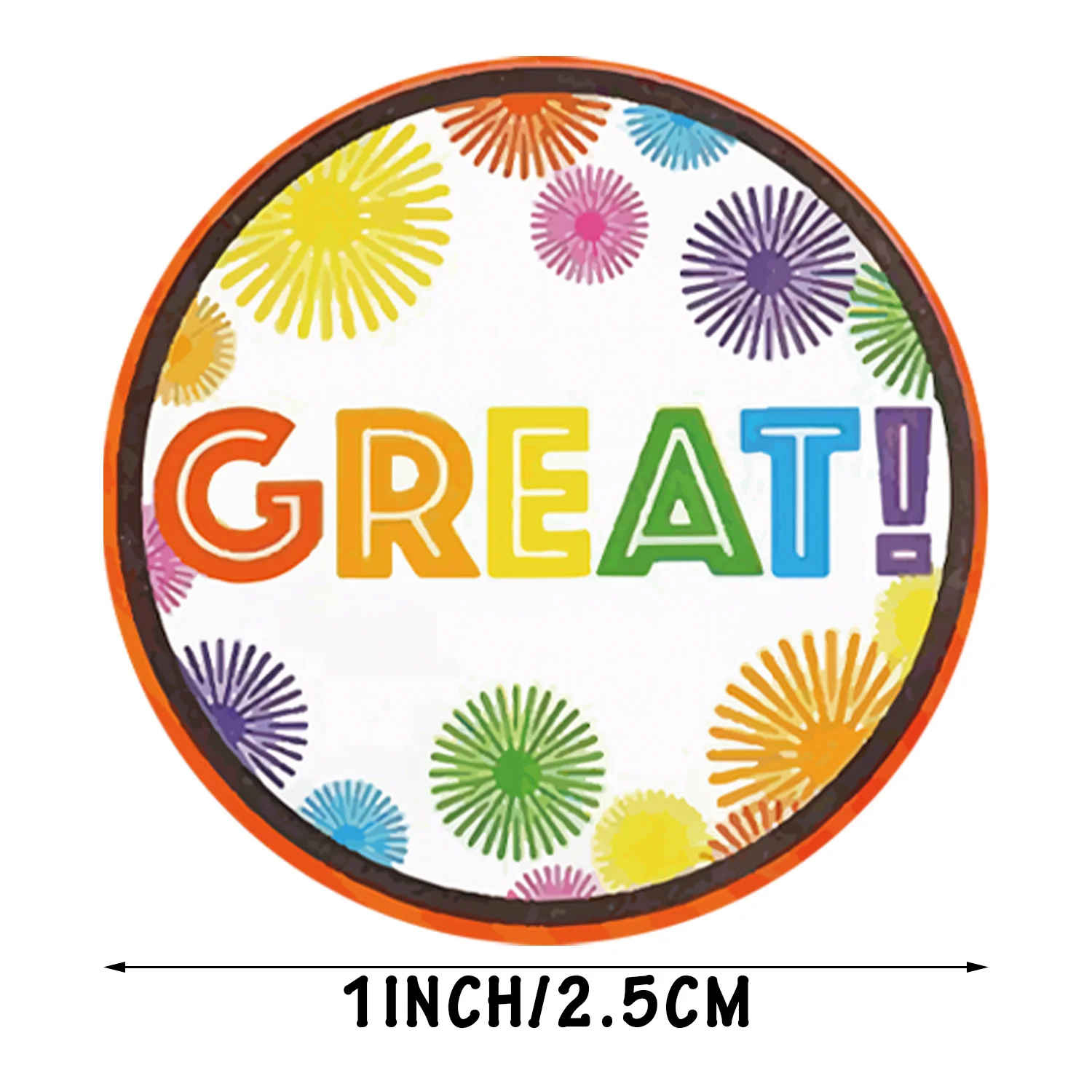 500 Pcs Round Cartoon Reward Stickers Cute Star Rainbow Clouds Sticker for Handmade Gift Decor Labels Kids Reward Stickers