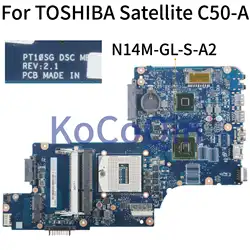 KoCoQin материнская плата для ноутбука TOSHIBA Satellite C50 C50-AC10B1 C50-A HM86 GT710M материнская плата H000063000 PT10SG SR17E N14M-GL-S-A2