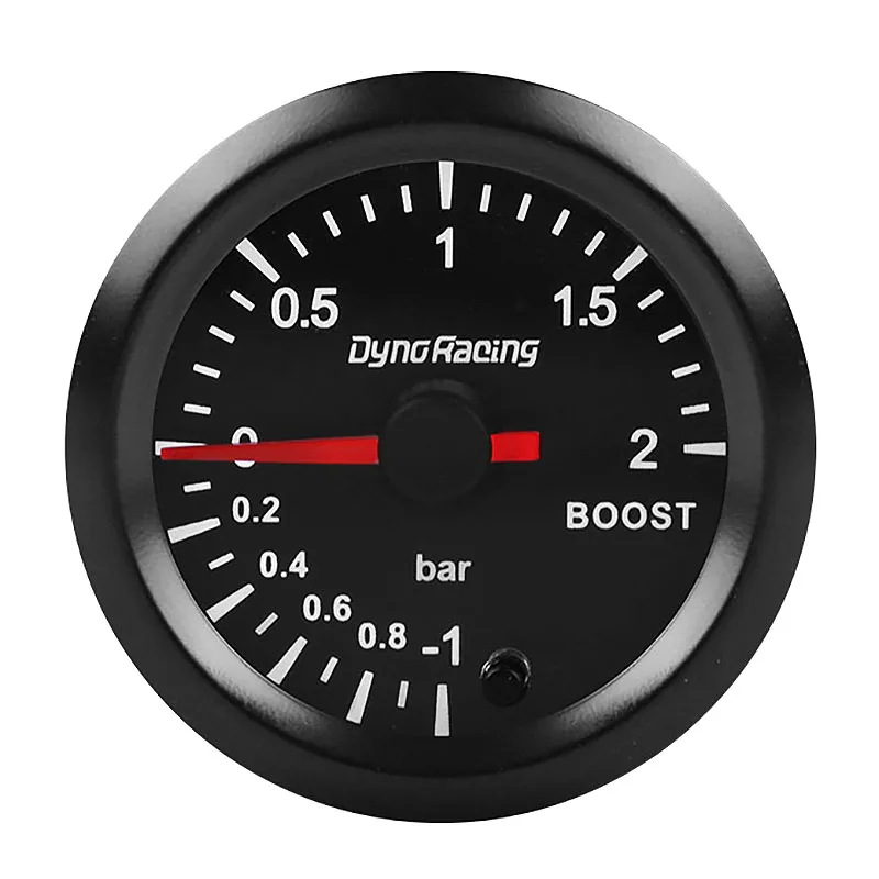 Dyno Racing 2 дюйма 52 мм указатель турбо Boost Gauge 7 цветов шаговый двигатель 2Bar метр