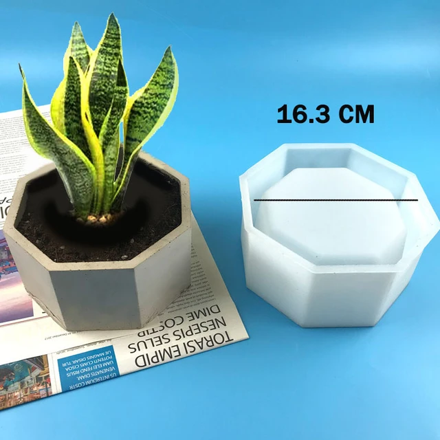 Hexagon Flower Pot Diy Silicone Molds  Large Silicone Mold Epoxy Resin  Molds - Resin Diy&silicone Mold - Aliexpress