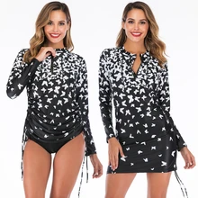 Сексуальный купальный костюм Плавание одежда женщина цельный костюмы Ванна Плавание костюм sexi с длинным рукавом купальный костюм серфинг плавание костюм быстросохнущая