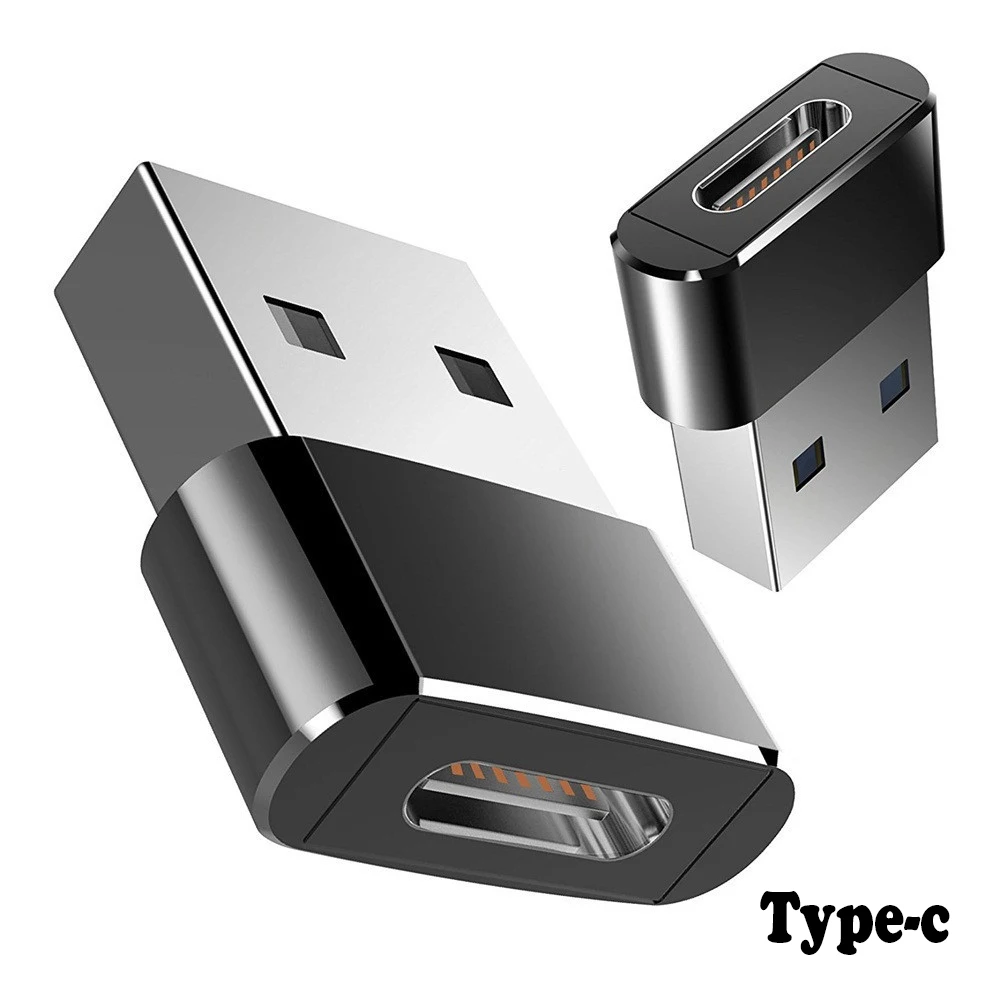 FFFAS мини черный маленький портативный USB штекер поворотный Type-c разъем адаптер OTG
