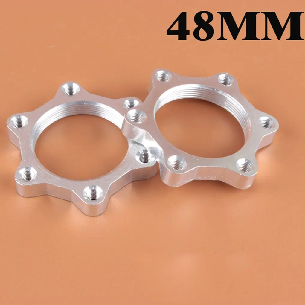 48mm 44 мм/48 мм велосипедные дисковые тормоза фланцы замок из алюминиевого сплава гайка фланец резьба дисковый тормоз адаптер Место для преобразования - Цвет: 48mm