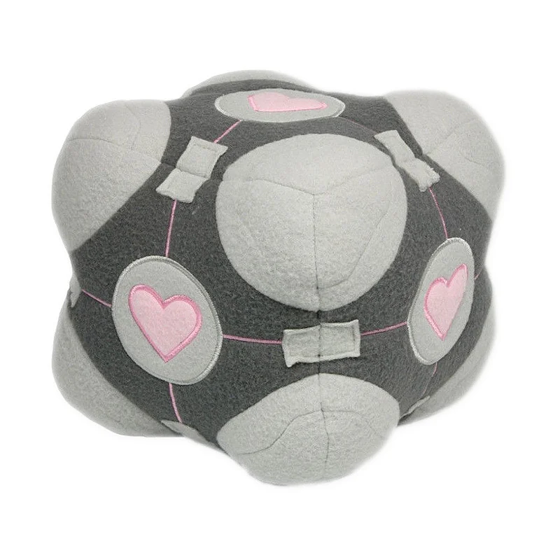

Portal 2 Plush Companion Cube Bolster Weighted Plush Keychain Pendant Companion Cube