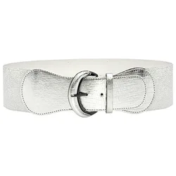 1PC Imitation Leather Girdle For Women Plus Size High Quality Metal Buckle Waistband Stylish Faux Leather Cummerbunds