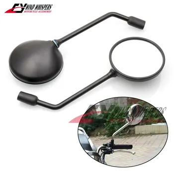 

2X10mm Round Rear view Mirror Mirrors For Honda CB250 CB400 CB400SS CB500 CB600 CB900 CB1000 CB1100 CB1300 VT750 VT1100 VTX1300
