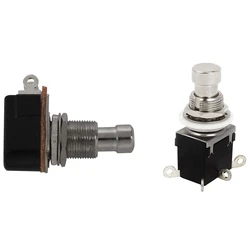 6 Pcs Electric Guitar Effect Pedal Switch, 1 Pcs 2 Pin & 5 Pcs 6 Pin