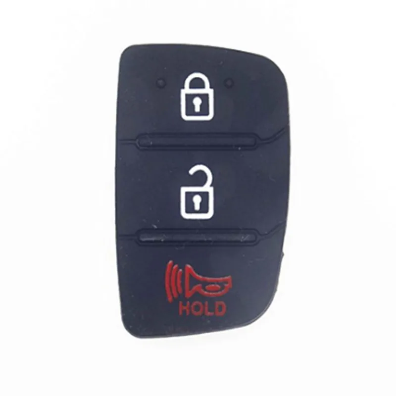 DAKATU Car Key Rubber Button Pad 3 4 Buttons Key Case Cover Remote Auto Replacement Parts Car Key Shell For Hyundai Ix35 Ix45 DAKATU Car Key Rubber Button Pad 3 4 Buttons Key Case Cover Remote Auto Replacement Parts Car Key Shell For Hyundai Ix35 Ix45