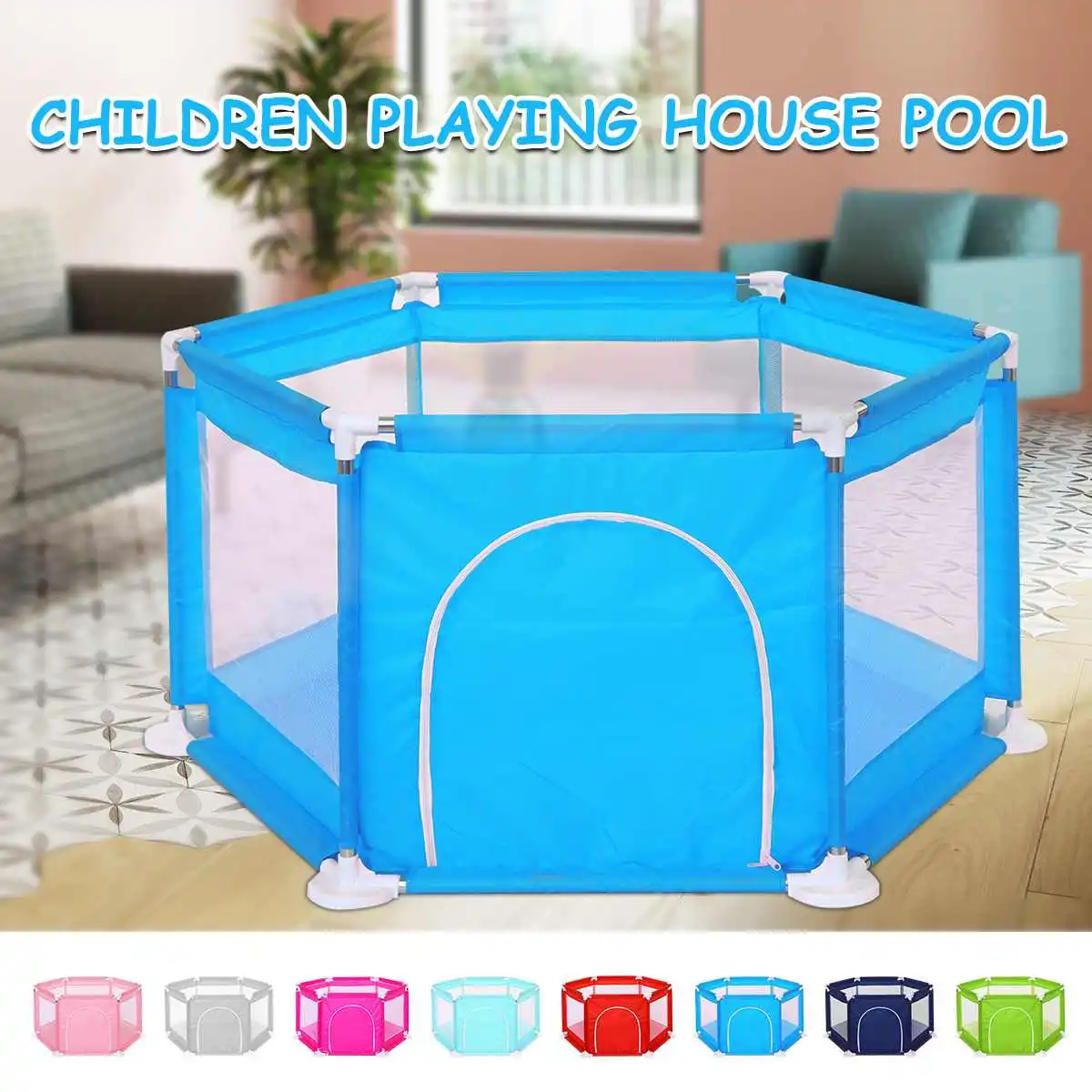 130cm Enfants Bebe Parc Parc Maison Assemblee Interieur Exterieur Enfant En Bas Age Jeu Balle Piscine Tente Aire De Jeux Bebe Securite Grande Cloture Aliexpress