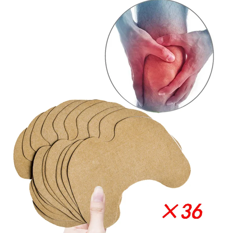 

36PCS New Knee Plaster Sticker Wormwood Extract Knee Joint Ache Pain Relieving Paster Knee Rheumatoid Arthritis Body Patch