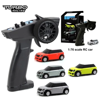 

1:76 RC Mini Car Turbo Racing Full Proportional Electric Race RTR Kit 2.4GHZ Racing Car Model Toys For Children Toys Patent Car