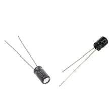 200 шт. Алюминий электролитные конденсаторы, 100 шт. 4X7 мм 2,2 мкФ с алюминиевой крышкой, 50В& 100 шт. 4X5 мм 10 мкФ, алюминиевая крышка, 25В