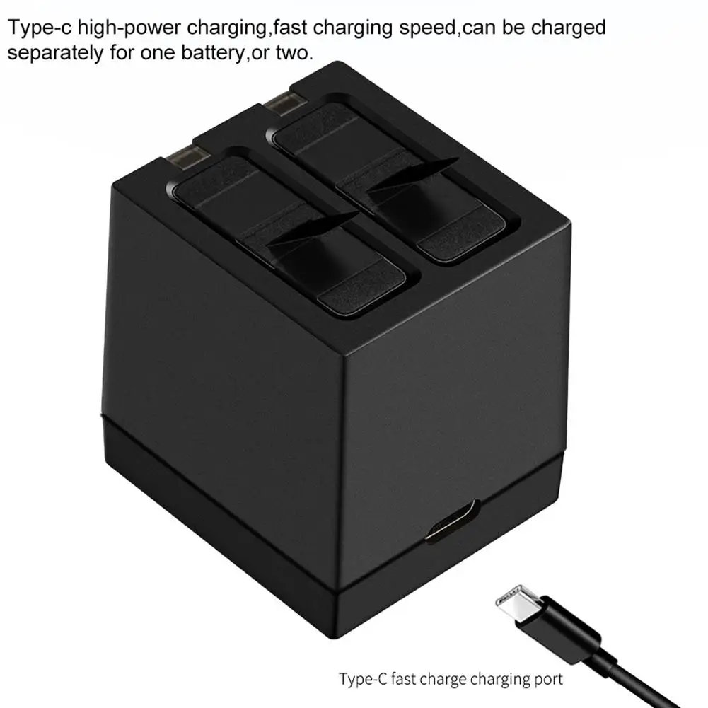 Зарядное устройство для Go Pro с разъемом type-C светодиодный usb-кабель для хранения данных для Go Pro Hero 5 6 7