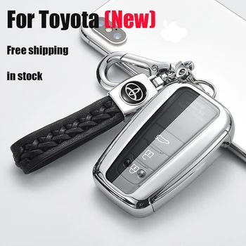 

ZOBIG Car Key Fob Cover Case for Toyota CHR C-HR Camry Prius Prado 2016 - 2018 2 3 Buttons Remote Key