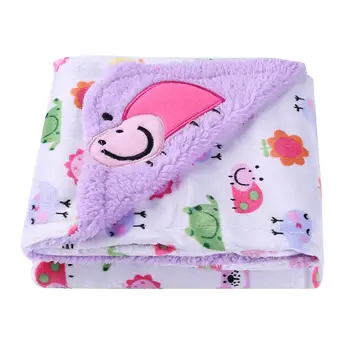 

Newborn Baby Warm Fleece Sleeping Bag Fashion Trend Stroller Korean Lovely Warm Swaddling Air Conditioning Blanket