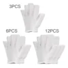 White Thin and Reusable Elastic Cotton Work Gloves for Dry Hand Moisturizing Cosmetic Eczema Hand Spa Coin Jewelry Inspection ► Photo 2/6