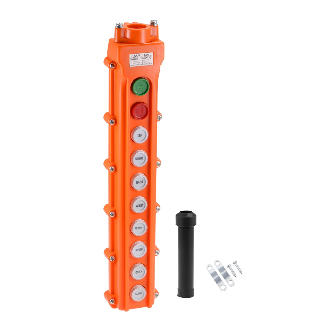 

uxcell Hoist Crane Pendant Control Station Pushbutton Switch 8 Ways+ON OFF 2pcs