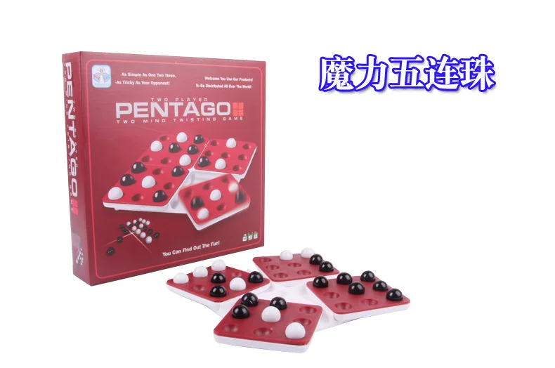 Pentago Magic wu lian zhu развивающая игрушка вращающаяся пять в ряд детская настольная шахматная игра