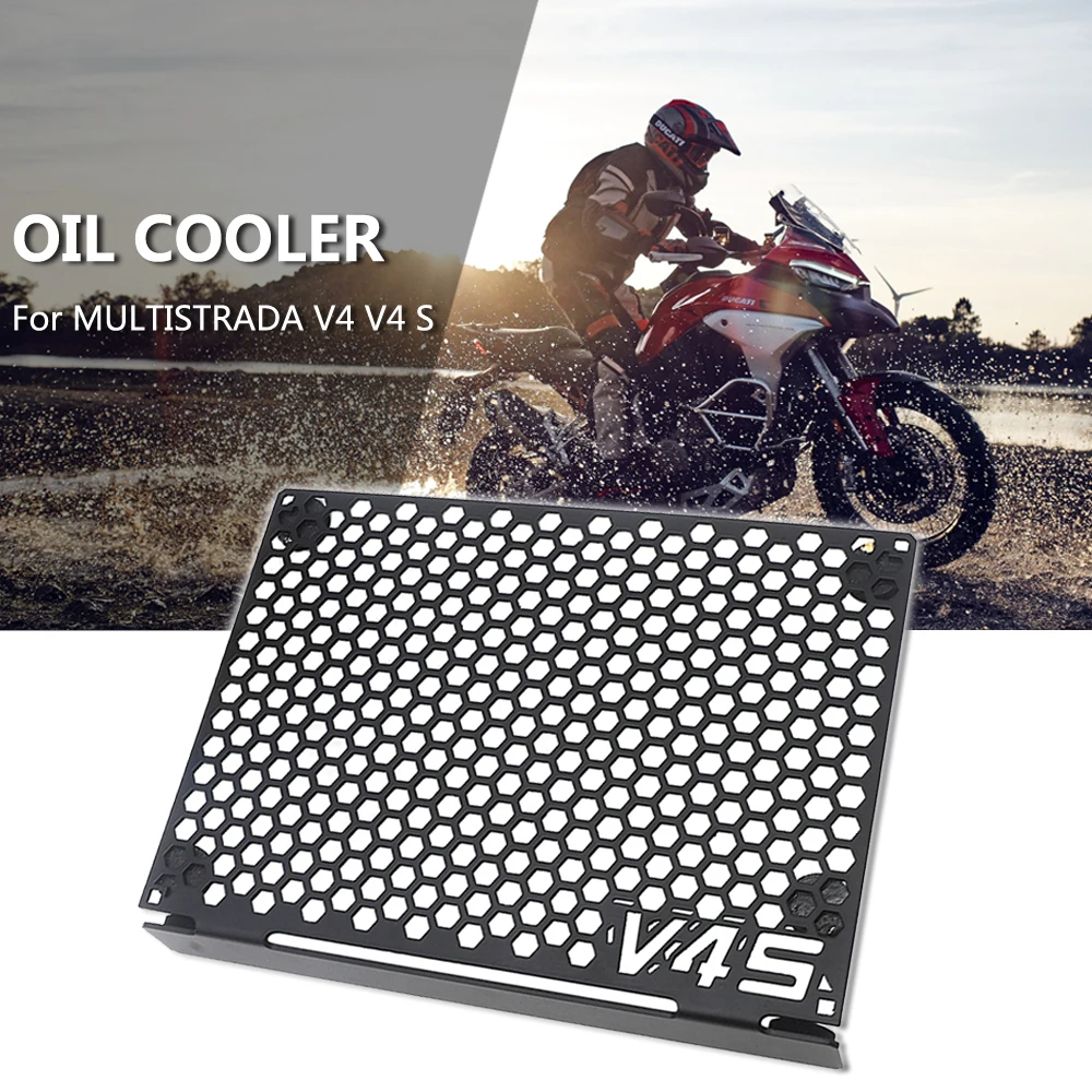 

High Quality New Motorcycle Accessories Oil Cooler Radiator Guard For Ducati Multistrada V4 V4 S V4S