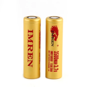

imren New 18650 3000mAh Battery Discharge 18650 Rechargeable Batteries 30A Large Current Battery