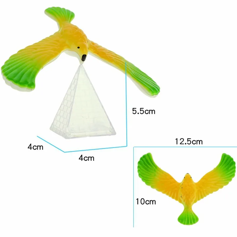 High Quality Novelty Amazing Balance Eagle Bird Toy Magic Maintain Balance Home Office Fun Learning Gag Toy for Kid Gift