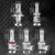 2x H4 лампы CSP Mini h7 LED для лампы автомобильных фар led H8 H11 противотуманные фары HB3 9005 HB4 6000K luces led para auto 12V Anti Fog Lamp
