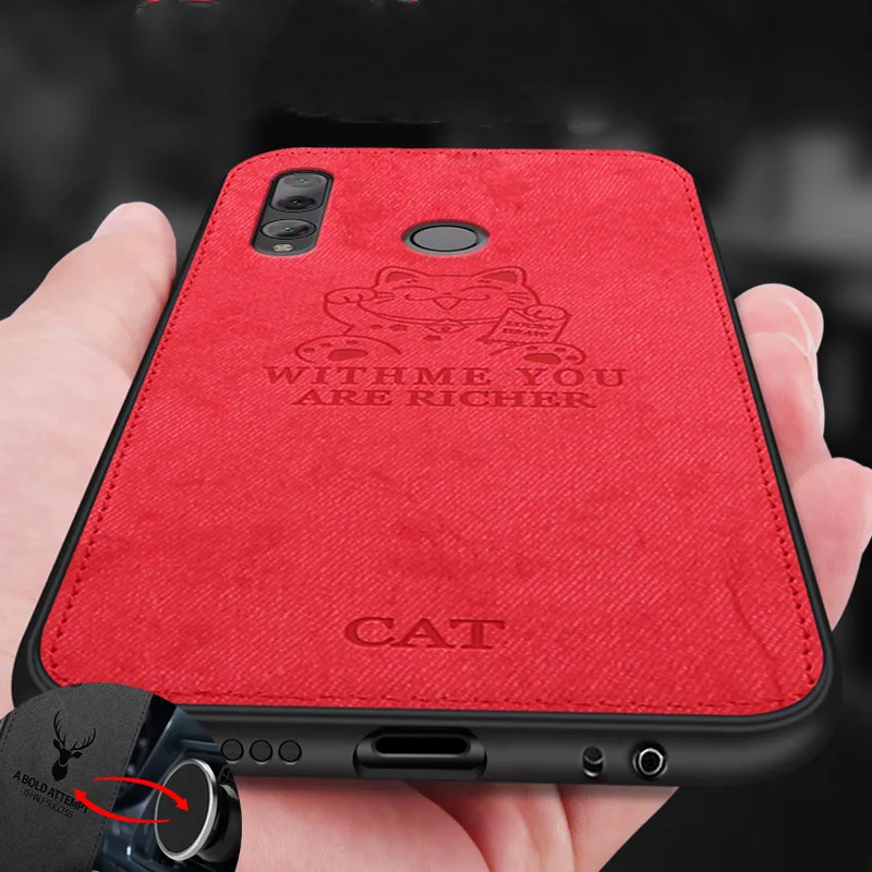 Тканевый чехол с кошкой 3D мягкий магнитный автомобильный для Xiaomi Mi 9 Pro магнитной